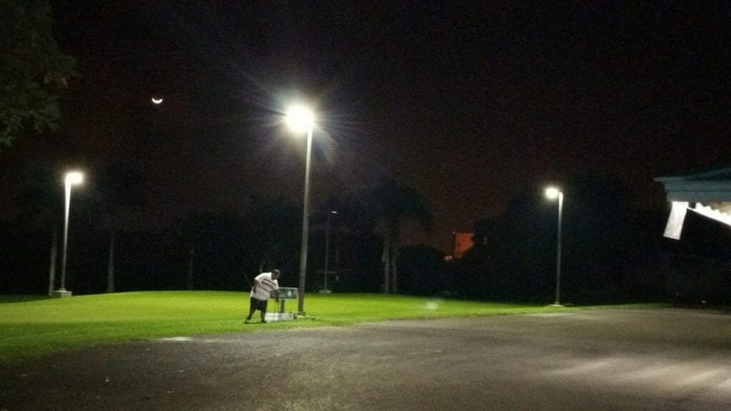 Retrofitting Lights on a Golf Course