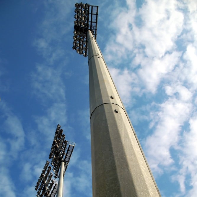 Steel Baseball Field Poles
