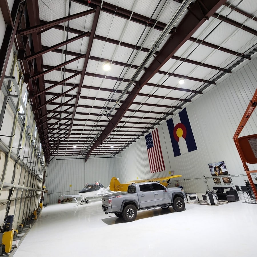 Aircraft Hangar With Hb 450