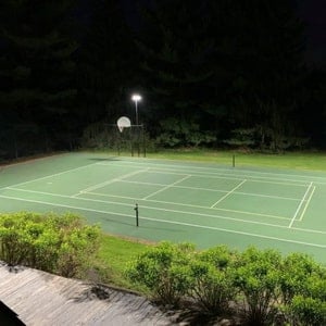 Basketball Court Light Poles