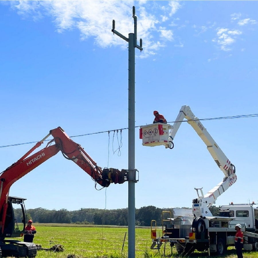 Composite Fiberglass Utility Poles