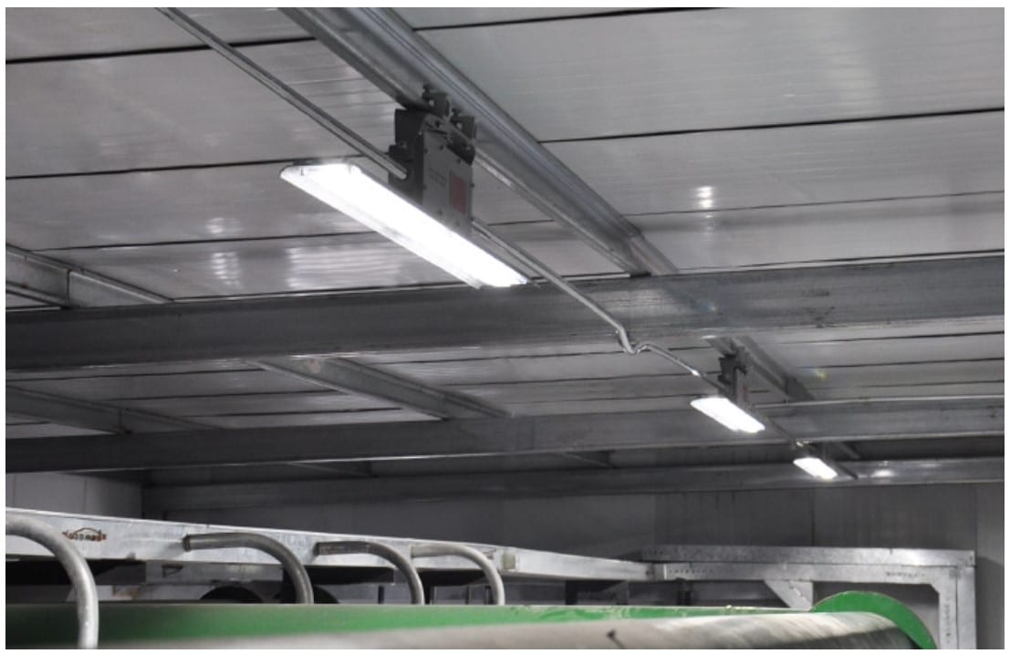 Explosion Proof Lights Installed in a Hazardous Area