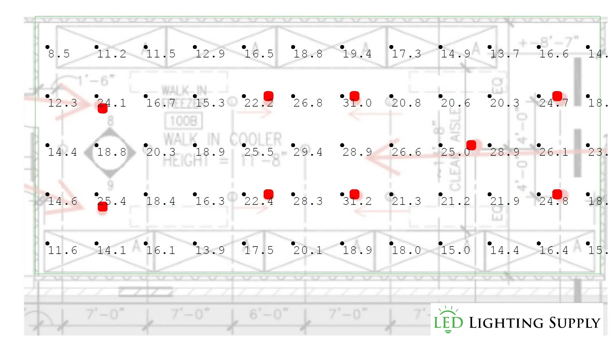 Explosion Proof Lighting Plan Example