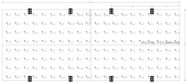 Horse Arena Solar Lighting Plan 1