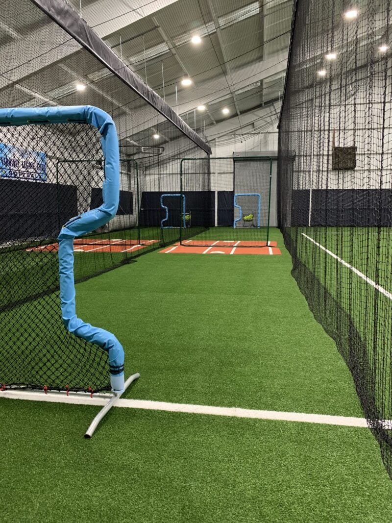 Indoor Softball Training Field With Led Lights 4