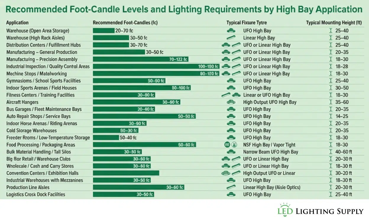LED High Bay Applications