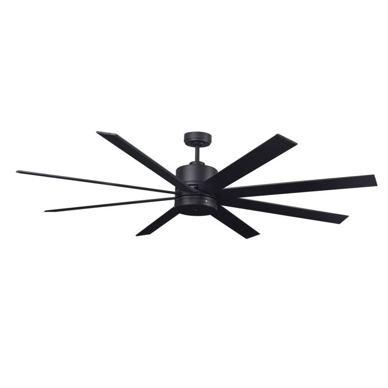 68 Inch Sweep Commercial Ceiling Fan | 8 Blades Black
