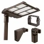 180 / 240 / 300 Watt Adjustable LED Shoebox Area Light