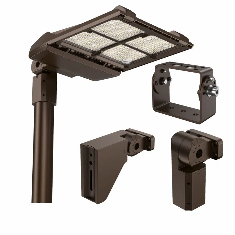 90 / 120 / 150 Watt Adjustable LED Shoebox Area Light 