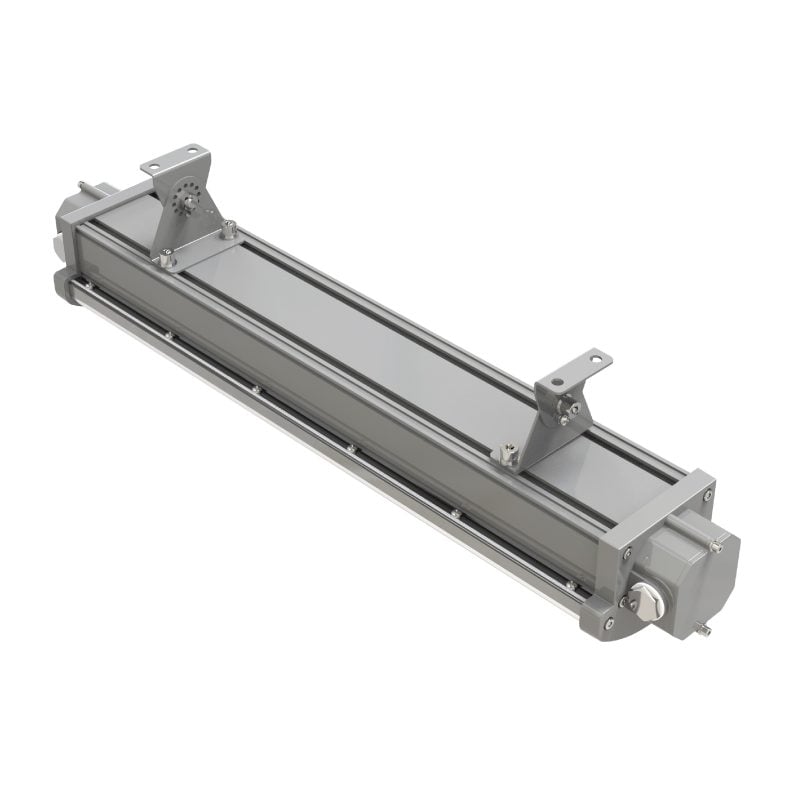 80 Watt 4 Foot Low Profile Explosion Proof Linear LED Light C1D2