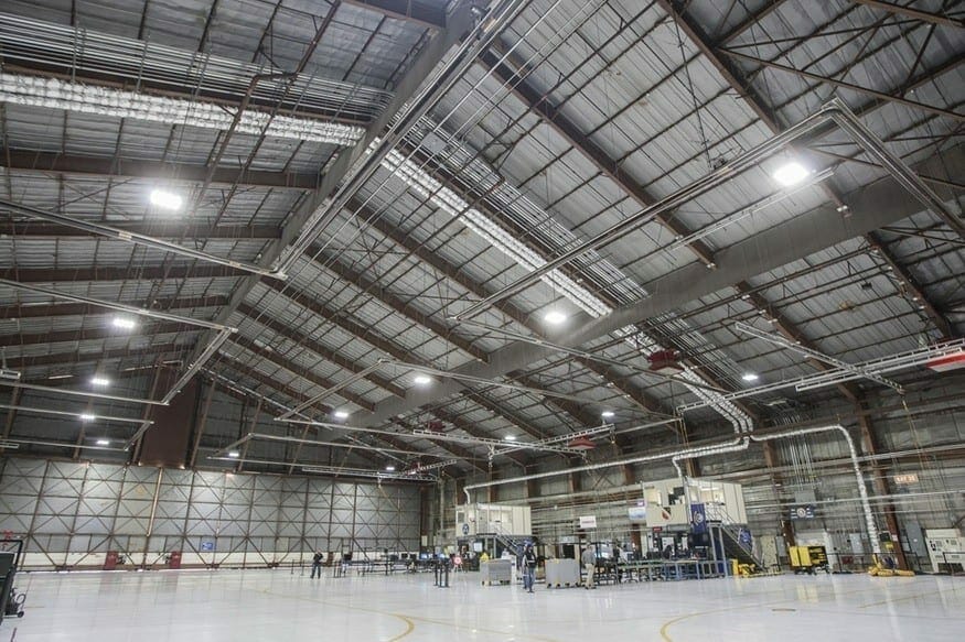 LED Hangar Conversion
