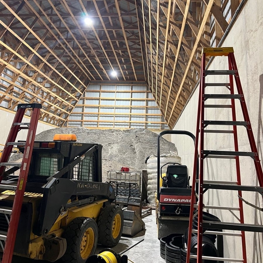 Salt Storage With Led Lights