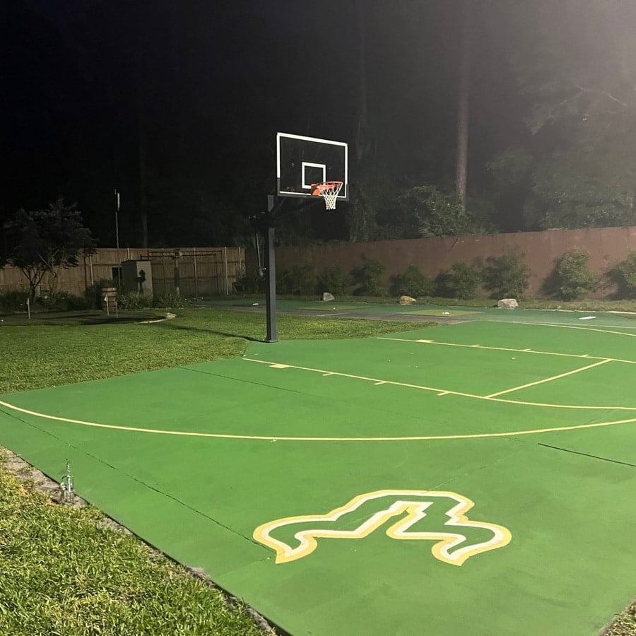 Sport Court With Led Lighting