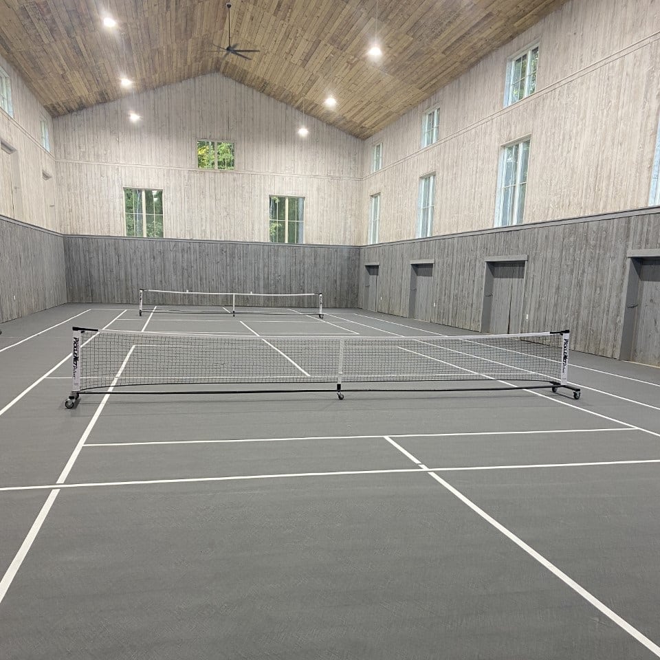 Tennis Court Finish Conversion To LED Lights