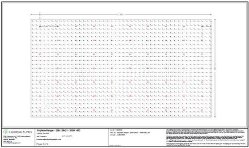 Hangar Lighting Plan