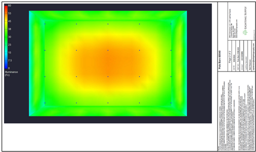 Pole Barn Heat Map