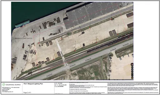 Port Shipyard Lighting Plan