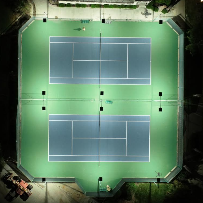 Tennis Court Light Poles